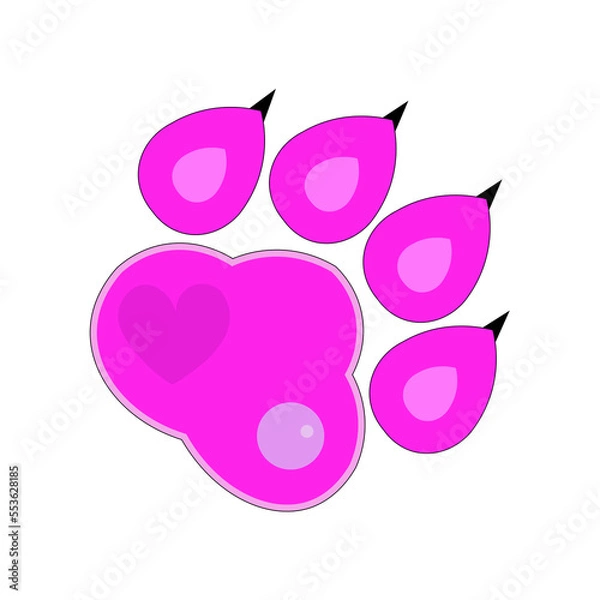 Obraz Cat paw