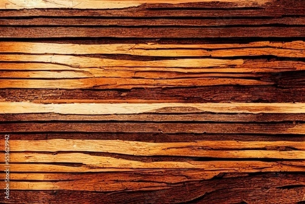 Obraz Maple wood texture background, Generative AI