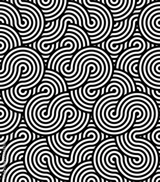 Fototapeta Seamless Wave Vector 1920s Art Texture. Continuous Line Graphic Gatsby Texture Pattern. Repetitive Decorative 20s Deco Pattern. stock illustration
1920-1929, Abstract, Art, Art Deco, Backgrounds