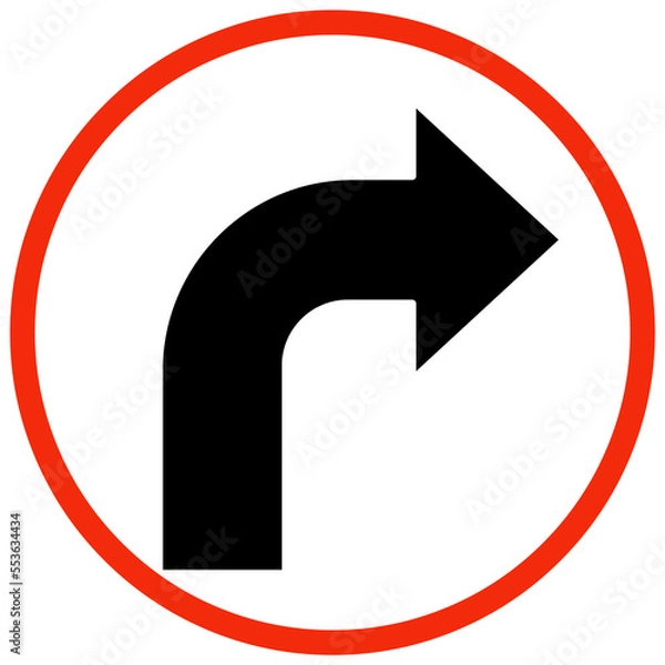 Fototapeta red right arrow sign transparent png 