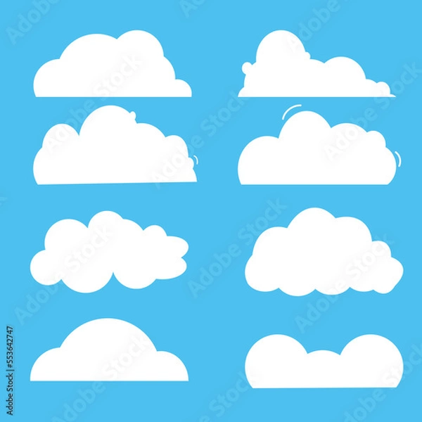 Obraz set of clouds, set of clouds in the sky