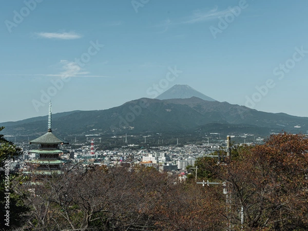 Obraz 富士山と五重塔