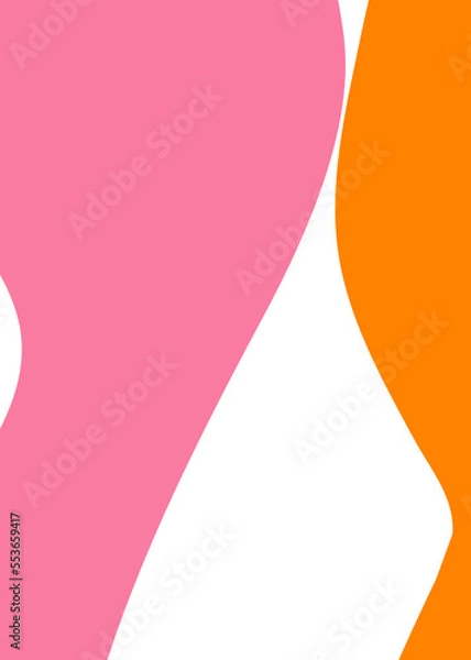 Fototapeta Colorful Abstract Shape Side Background 