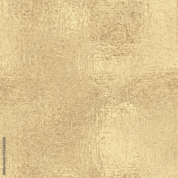 Fototapeta Golden foil seamless pattern, yellow glitter metallic texture, 3d 