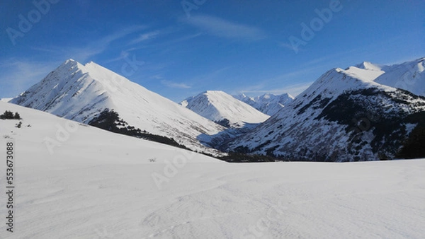 Fototapeta Snowy Mountains