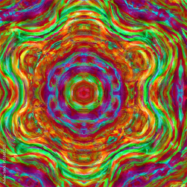 Fototapeta Psychedelic Pattern
