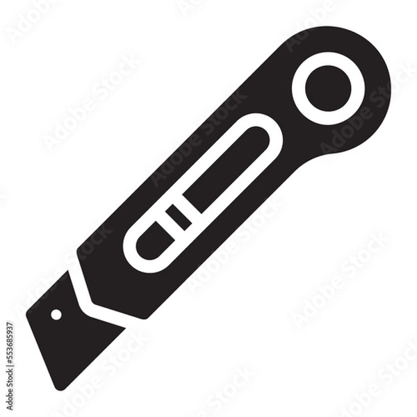 Obraz cutter glyph icon