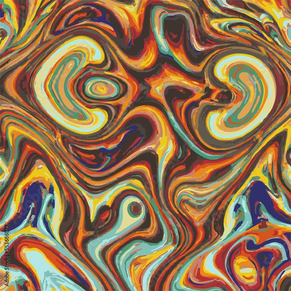 Fototapeta Psychedelic Pattern