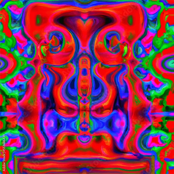 Fototapeta Psychedelic Pattern