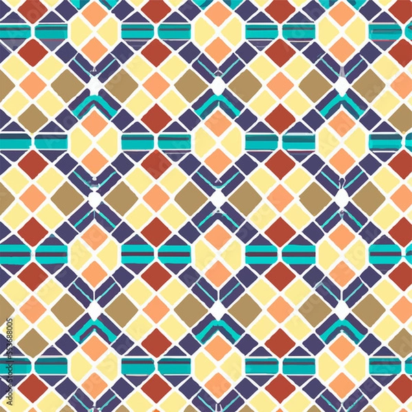Fototapeta Seamless Geometric Patterns