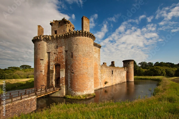 Fototapeta Caerlaverock Castle, Dumfries and Galloway, Scotland