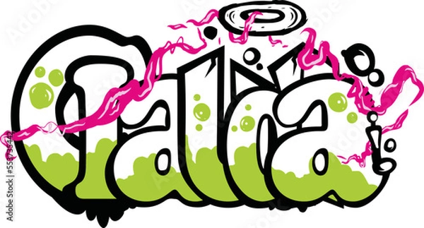 Obraz graffiti on the wall