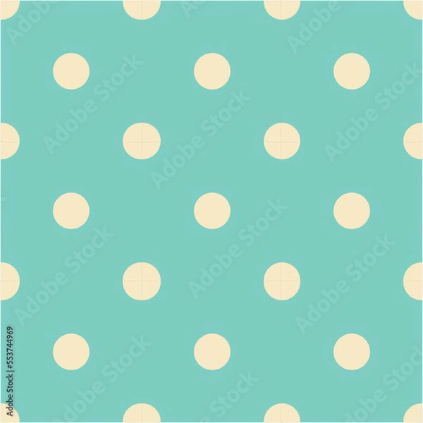Fototapeta tosca seamless pattern with circles