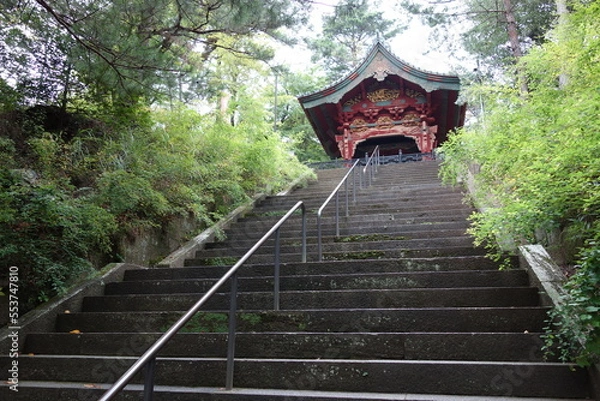Obraz 不動寺　江戸幕府2代将軍徳川秀忠(台徳院)霊廟の御成門(旧増上寺)　埼玉県　所沢市