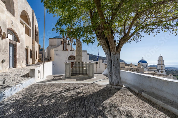 Obraz Greece, Santorini, Pyrgos