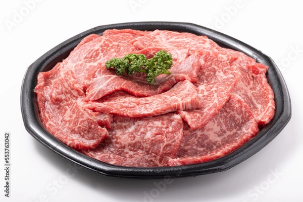 Fototapeta 黒毛和牛モモ　焼き肉用