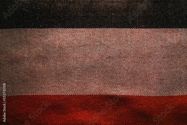 Fototapeta three colors vintage cloth; red, white, and light black