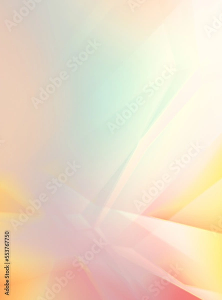 Fototapeta Light reflection abstraction. Fractal background. Geometric composition abstract wallpaper. Minimalist geometrical backdrop. Design for poster, brochure, presentation, website.