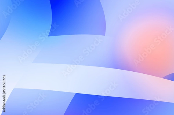 Fototapeta Abstract background with colorful gradient. Vibrant graphic wallpaper with stripes design. Fluid 2D illustration of modern movement.