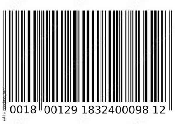 Fototapeta code barre