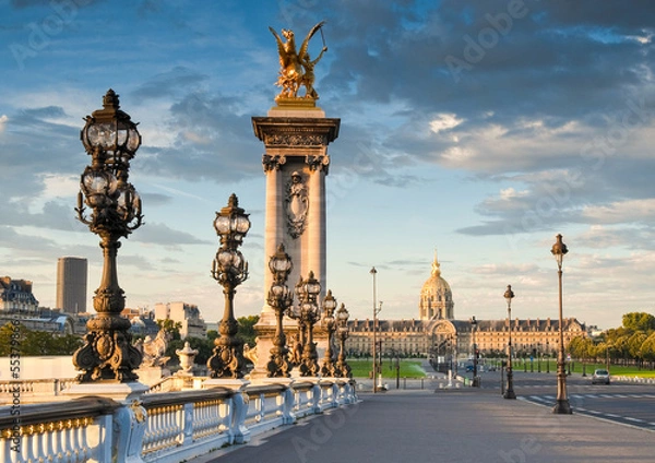 Fototapeta Pont Alexandre III, Paryż, Francja