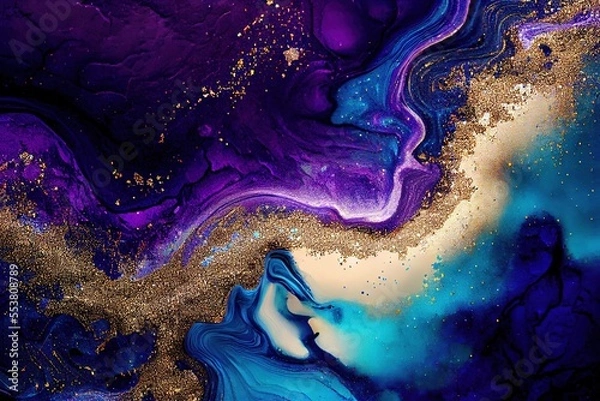 Obraz galaxy marble abstract texture wallpaper, background