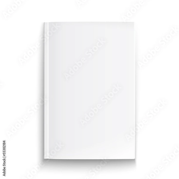 Obraz Blank magazine template with soft shadows.