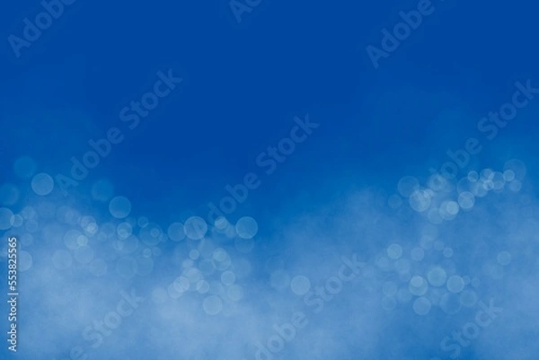 Obraz Niebieskie, zimowe tło, śnieg, lód, śnieżynki.