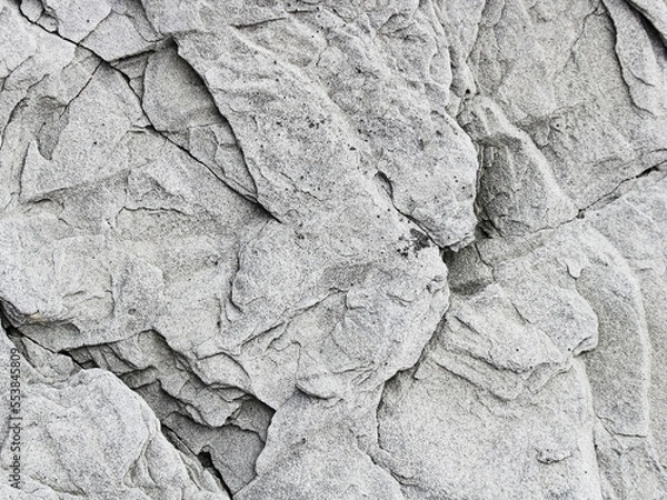 Obraz interesting stone texture gray sagging and cracks