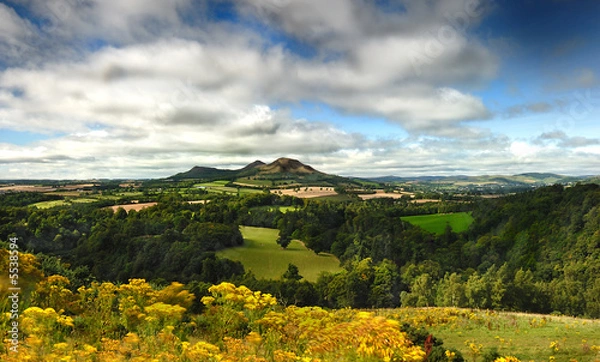 Obraz Eildon Hills