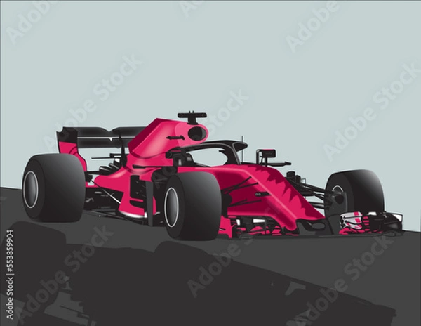 Obraz Formula 1 Vector Illustration 