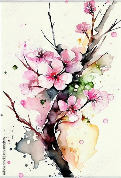 Obraz Sakura tree, cherry blossom