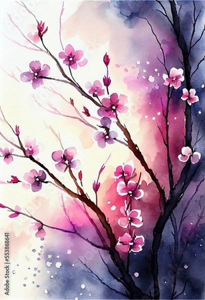 Obraz  Sakura tree, cherry blossom