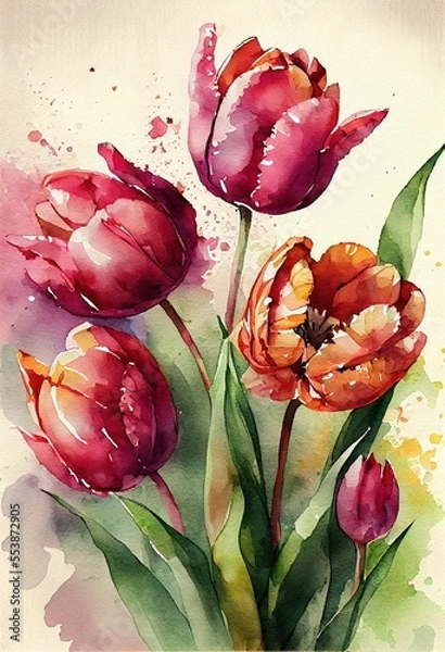 Obraz beautiful tulip flower