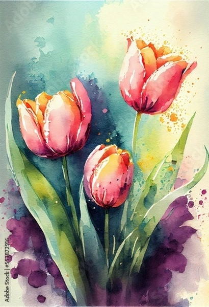 Obraz beautiful tulip flower