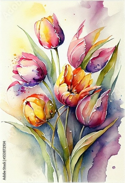 Obraz beautiful tulip flower