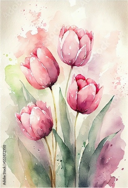 Obraz beautiful tulip flower