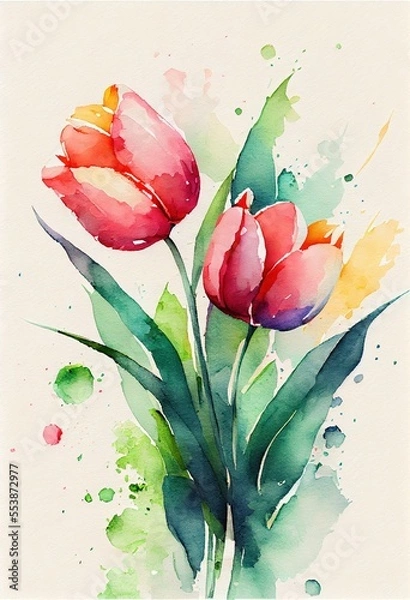 Obraz beautiful tulip flower