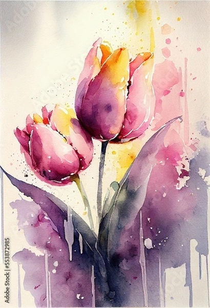 Obraz beautiful tulip flower