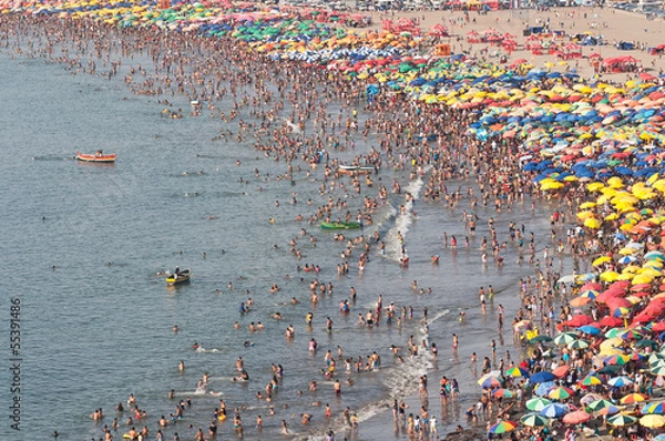 Obraz Crowded Beach