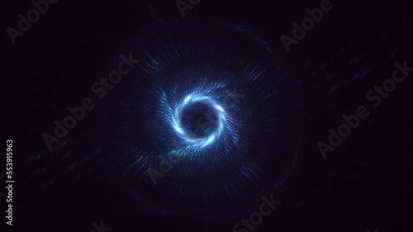 Fototapeta 3D rendering abstract circle light background