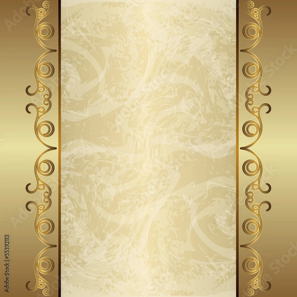 Obraz Vintage gold background