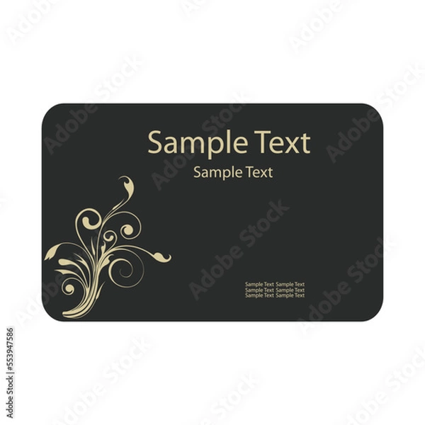 Fototapeta card with pattern