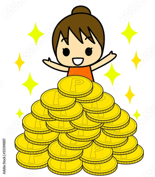 Obraz ポイント　女性