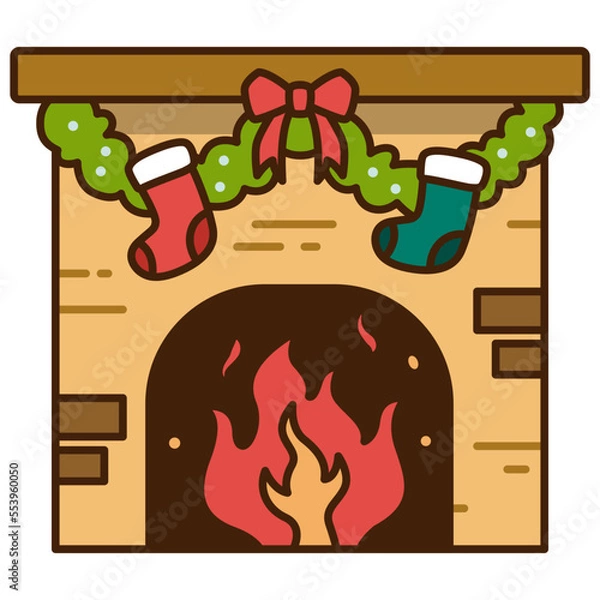 Obraz fireplace