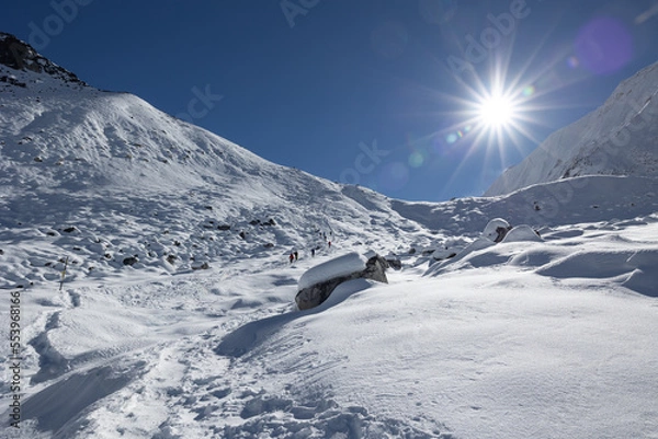 Obraz snow covered slope