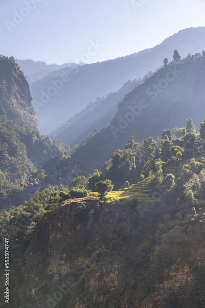 Obraz Nepal Manaslu Circuit Himalaya