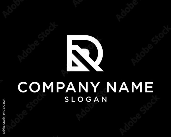Obraz business logo design logo modern R abstrac