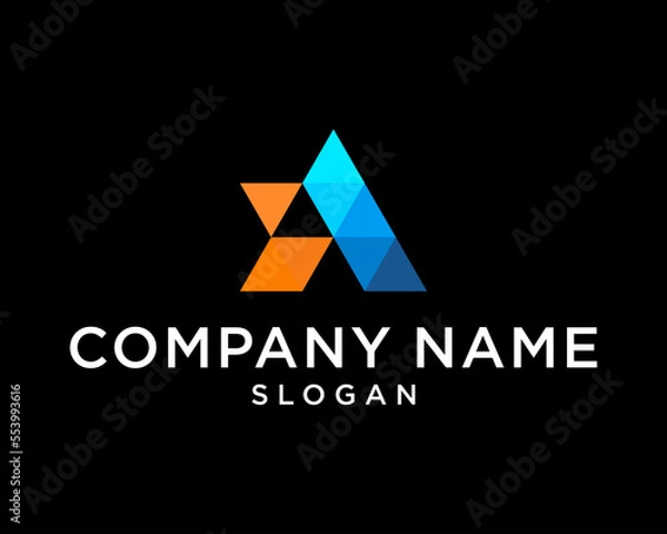 Obraz abstract logo design modern logo digital technology