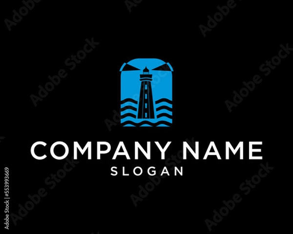 Obraz logo for company mercusuar logo modern 